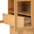 Tall Arched Kitchen Pantry Cabinet with Door Shelves, Farmhouse Kitchen Storage Cabinet with Open & Adjustable Shelves, Hidden Drawer & Glass Door, Cupboard-129434440