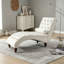 Fauteuil inclinable en velours capitonné-61114608