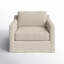 Hampton Slipcovered Swivel Armchair-89919284