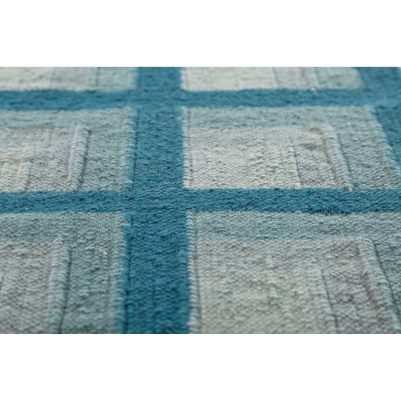 Ramika Striped Wool Flatweave 185cm X 275cm Area Rug
