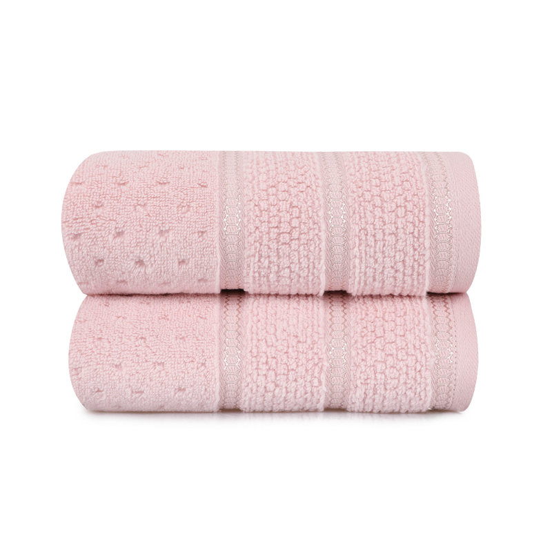 Ensemble de serviettes de bain de qualité supérieure, couleur poudre, 19,7 x 35,4 pouces | 100% micro-coton, 17,6 oz / verge carrée | Ultra-doux, très absorbant, lavable à la machine à 104 ° F | Parfait pour la salle de bain et le spa
