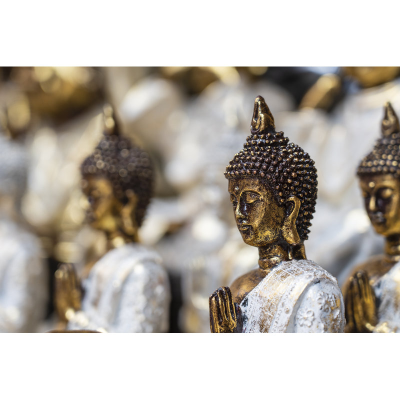 Buddha Statue by Intek1 - Wrapped Canvas Print, 30cm H x 46cm W x 3.8cm D