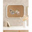 Panneau rectangulaire arrondi en rotin-123433469