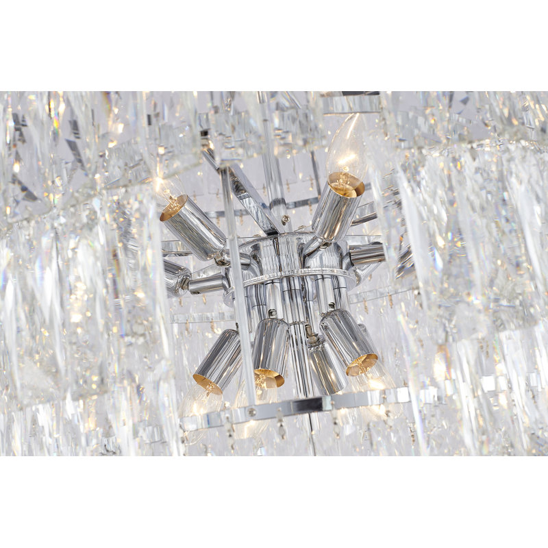 Lustre en cristal 7 lumières Transitional