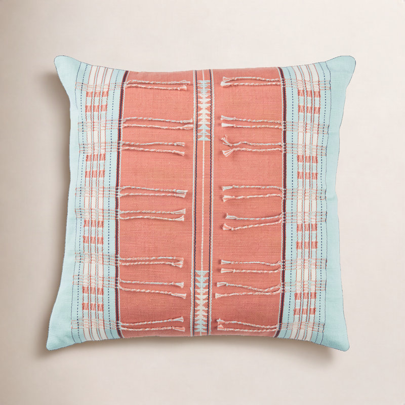 Sharpay Tassels Cotton Throw Pillow, Pillow Cover Only - No Insert