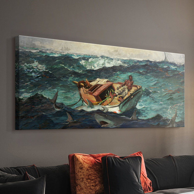 Série paysage - CCLX - Toile tendue avec châssis - Prêt à accrocher, H 12 po x l 30 po