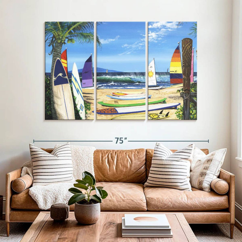 Senne Surf And Sail, 42" H x 65" W