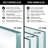 Divide 34" W x 74" H Fixed Framed Shower Screen with 3/8" Striped Glass-99084414