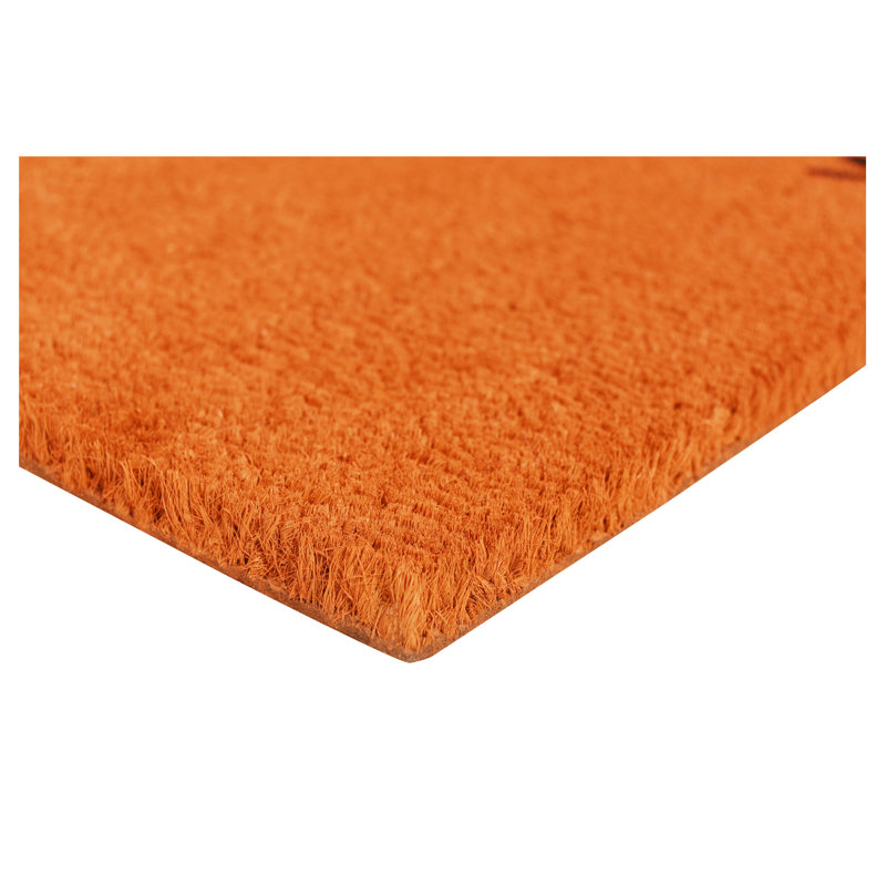 Tapis d'entrée antidérapant Kasper, L 17 po x L 29 po, Orange