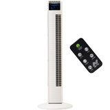 NETTA Tower Fan, 36 Inch Oscillating With Remote Control, LED Display, 3 Speed Settings With Timer