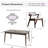 6-Person  Dining Table Set
