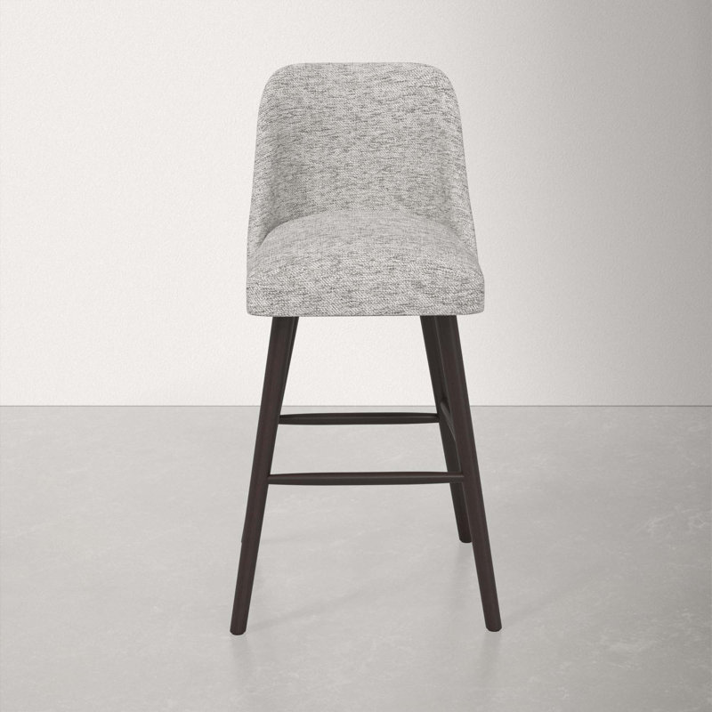 Tabouret Gallie, Tabouret de bar (siège d'une hauteur de 31 po), Espresso, Tweed Sustain® brume Milsap