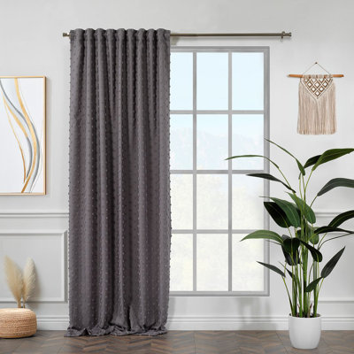 Extra Long & Extra Wide Polyester Decorative Curtain Single Panel