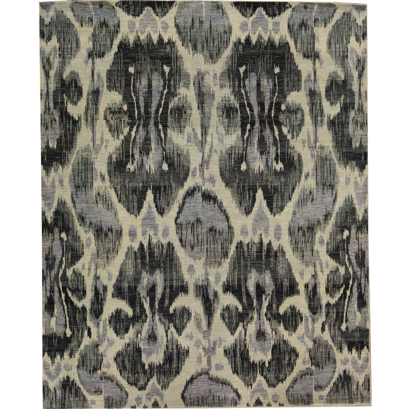 Wool Abstract Area Rug