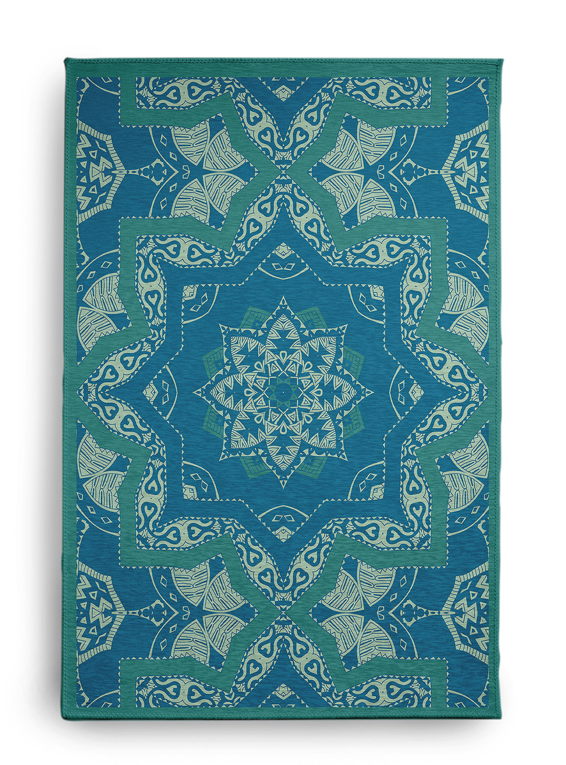 e by design CRG1571GR31BL32-Green_Shawl Rug - Wayfair Canada