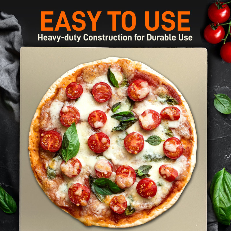 NutriChef Beige Thermal Shock Resistant Pizza Stone