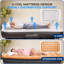 Matelas gonflable avec cadre Serenelife Luxe Series EZ, housse en mousse viscoélastique, pompe à gonflage automatique-106324597