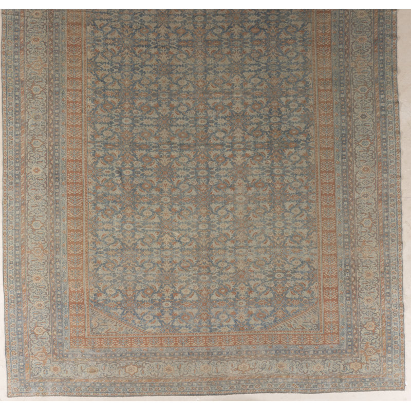 One-of-a-Kind Rectangle 10'6" X 13' Hand Knotted Area Rug