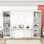 Lit escamotable avec bureau intégré et rangement spacieux-1203656480
