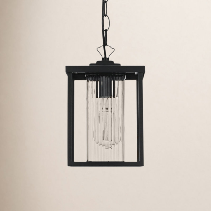 Ohler 7 inch Outdoor Pendant in Black 7 inch Outdoor Pendant in Black