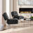 Adewunmi 26.38'' W Button Tufted Faux Leather Upholstered Armless Accent Lounge Chair (Set of 2)-1431229578
