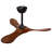 Solid Wood Ceiling Fan, Outdoor, 3 Blade, No Light, For Patio Living Room Bedroom Porch, Remote Control, Water Resistant-1644822178