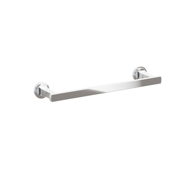 Porte-serviettes Emtek, Chrome poli, H 1,75 po x L 13,375 po x P 3,125 po