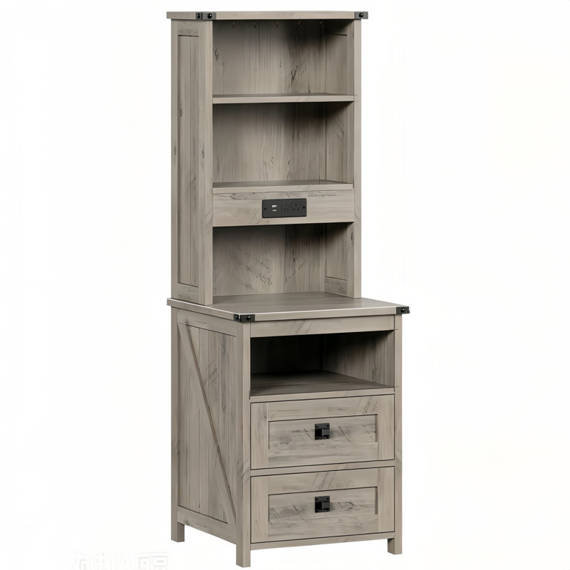 Night Stand Set of 2, Gray, 2