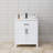 Beckett 30" Freestanding Single Bathroom Vanity with Cultured Marble Top-61870905-61870900-61870899