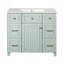Meuble-lavabo 36 po avec lavabo en céramique, portes à fermeture douce, 2 tiroirs double couche et 2 tiroirs standard, tablette réglable-115688529