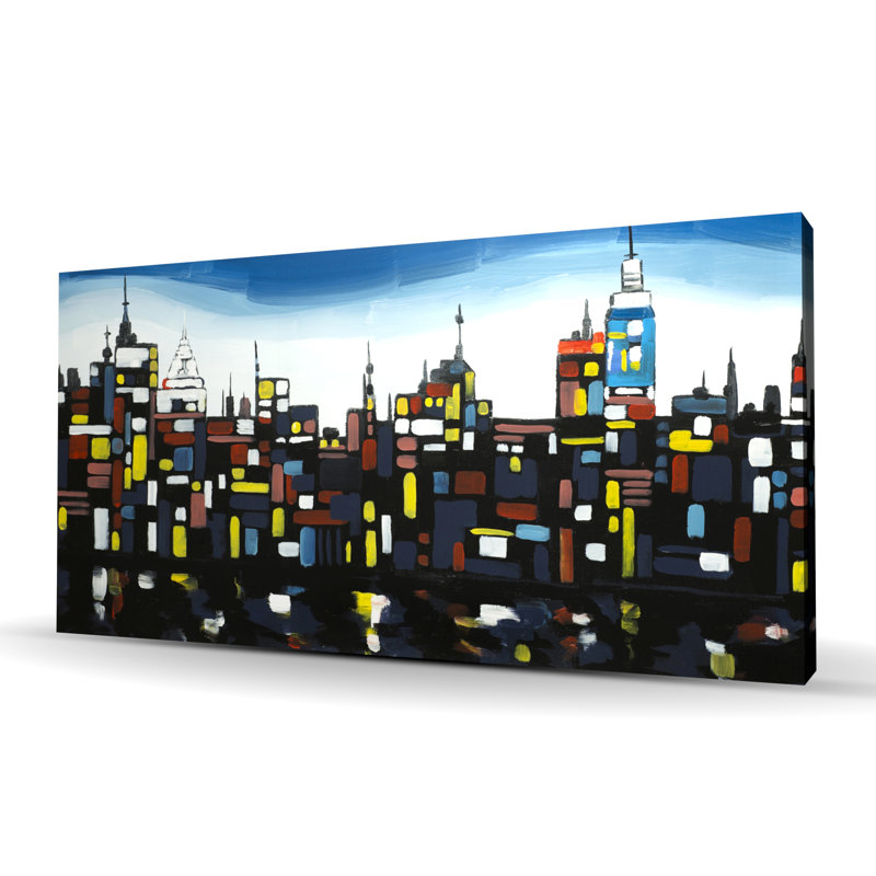Colorful Buildings - Building Cities Canvas for Home Decor