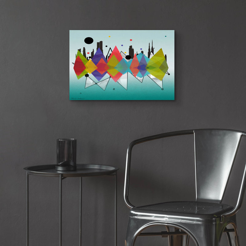 «New York Riflaction» par Mark Ashkenazi, H 16 po x l 24 po x P 0,2 po
