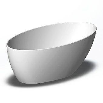 Zucchetti Muse Freestanding Bathtub 66-1/8'' L x 33'' W