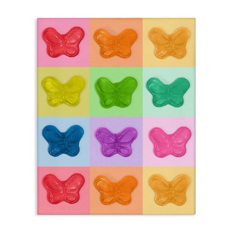 «Candy Butterfly Rainbow», conception par Lish Creative, H 48 po x l 36 po