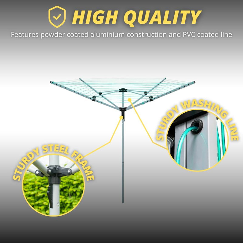 Atanur Metal Rotary / Umbrella Clothesline