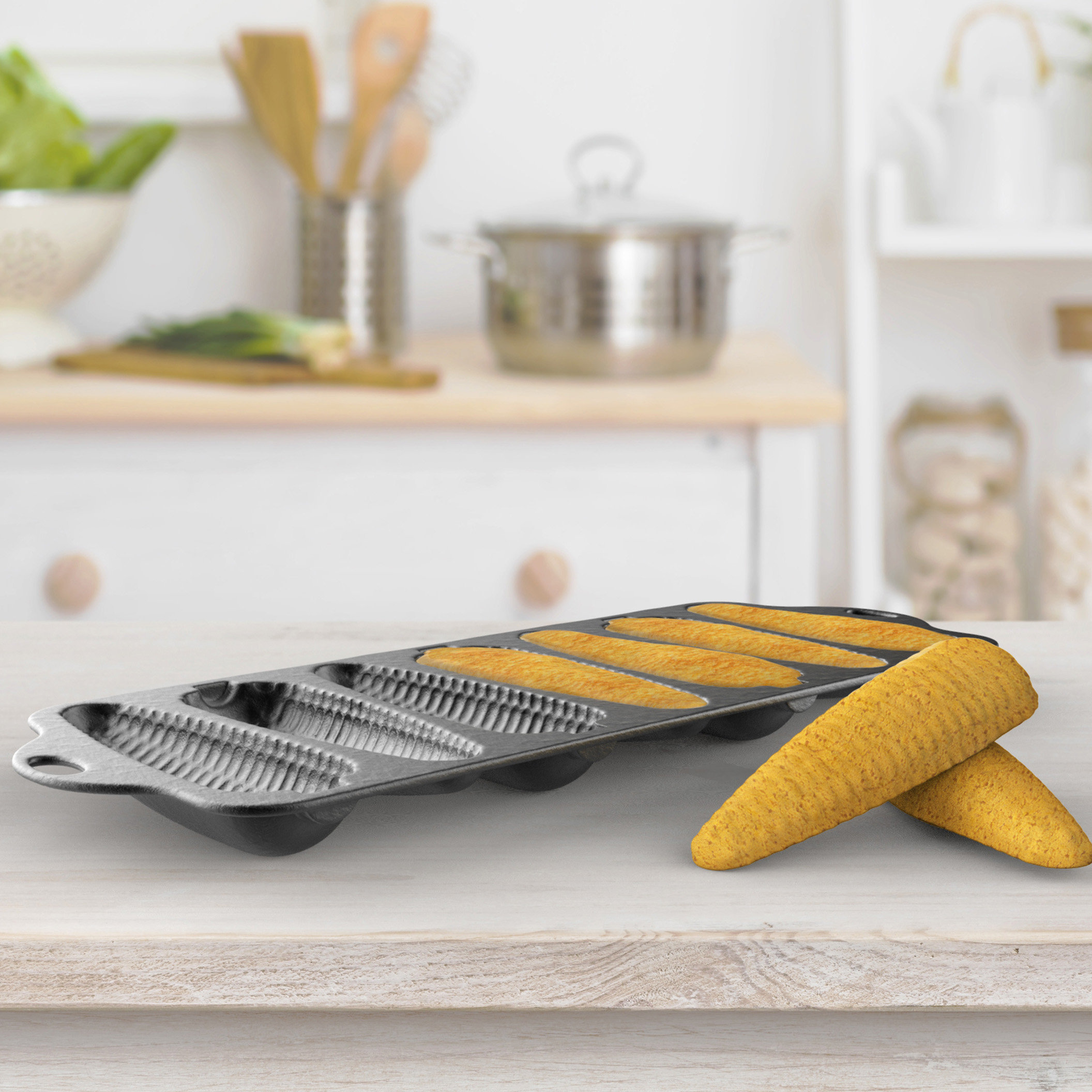 Classic Cuisine Rectangular Cornbread Pan & Reviews | Wayfair