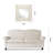 Square Leather Mirror-19763654