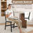 Metal Frame Breathable Synthetic Leather Upholstery Modern Dining Chairs White（Set for 2）-1581241666-1581241668