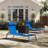 Bozeman Adjustable EDP Coated Wrought Iron Frame Breathable Textilence Chaise Lounge Chair-898301344