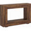 Console de 47 po en bois, canapé-lit long en bois étroit, console d'entrée de salon