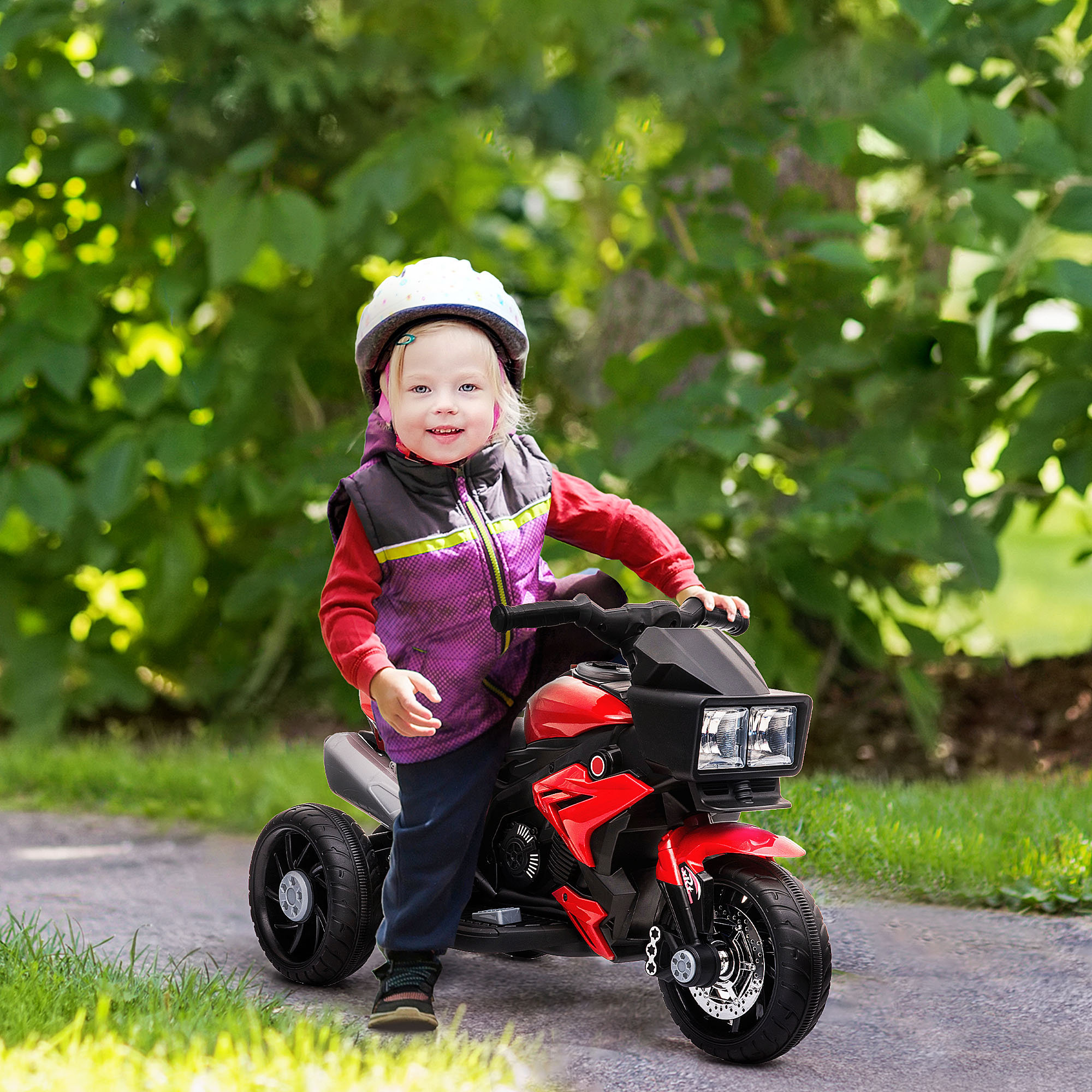 Tobbi Les enfants de 12 V montent sur un véhicule tout-terrain électrique  motorisé avec télécommande 2,4 G, siège spacieux avec ceinture de sécurité,  lumières, musique et Commentaires - Wayfair Canada