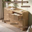 Commode à 6 tiroirs de 119 cm de large pour salon, de style moderne avec bords arrondis-1313664163