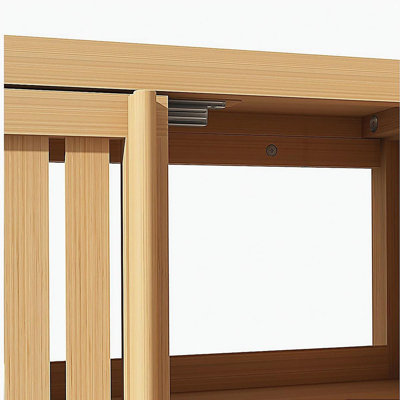 Bathroom cabinet wall mounted  Bamboo toilet storage box