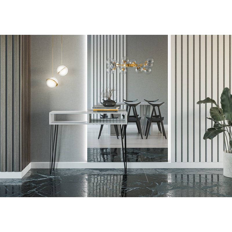 Mare 110cm Console Table, White Gloss