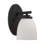 1-Light Modern Ribbed Frosted Glass Wall Sconce-351654075