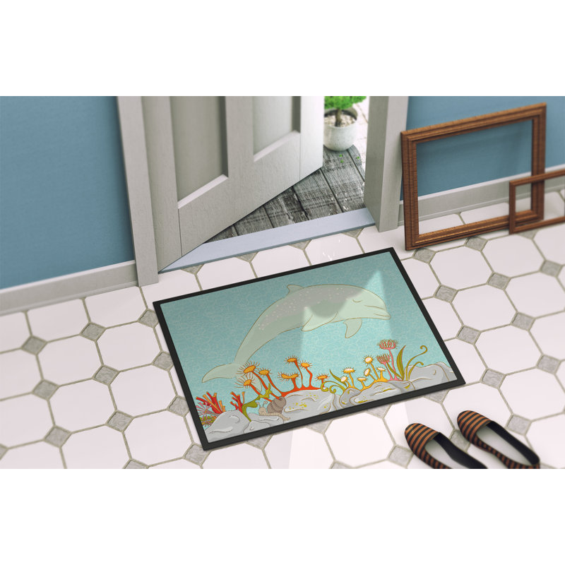 Non-Slip Outdoor Doormat, Rectangle 18" x 27"