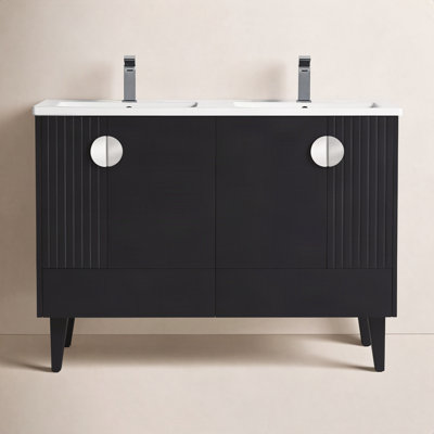 Saimah 47.25'' Double Bathroom Vanity