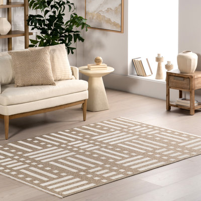 Tapis réversible à rayures Mina
