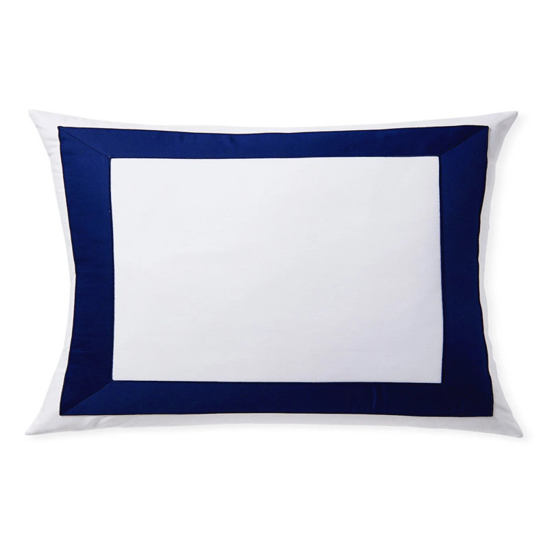 - Set of 7, California King, White/Navy