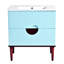 30'' Bathroom Vanity Cabinet With Ceramic Sink Combo Set